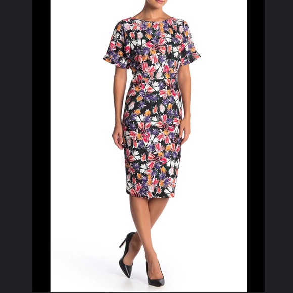 Alexia‎ Admor Floral Sheath Dress | Women’s Size Small - Picture 1 of 11